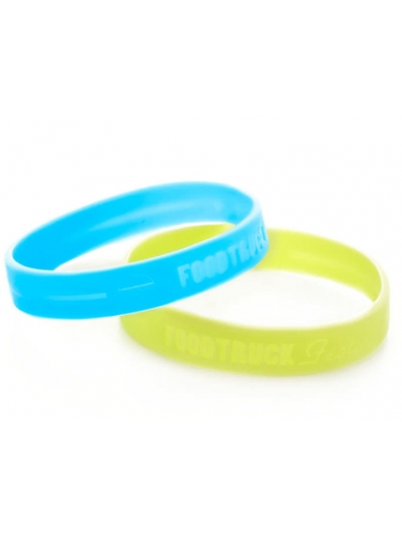 Braccialetti personalizzabili fluorescenti in silicone