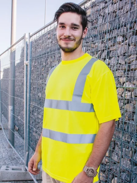 Maglietta alta visibilità da lavoro personalizzata Korntex Cordoba
