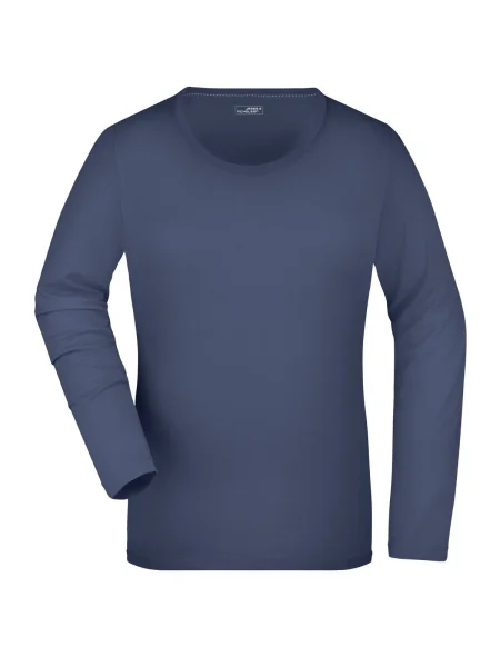 maglietta-da-donna-personalizzata-james-nicholson-ladies-stretch-shirt-long-sleeved-navy-45.webp