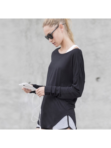 T-Shirt Women's Slounge Top Skinnifit