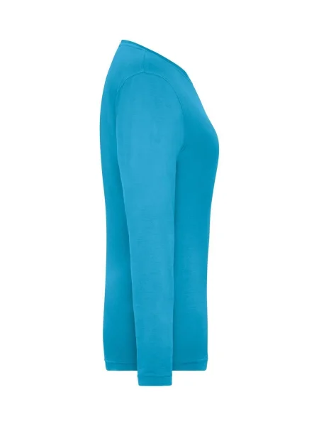 maglietta-da-donna-personalizzata-james-nicholson-ladies-bio-stretch-longsleeve-work-solid-turquoise-84.webp