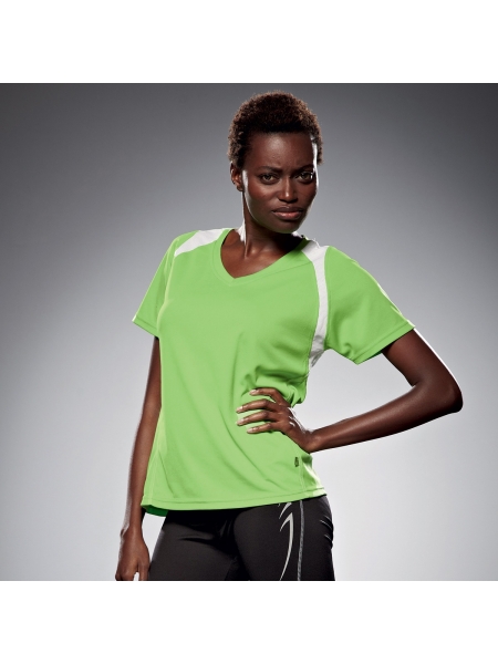 Maglietta sportiva da donna personalizzata James & Nicholson Ladies' Running-T