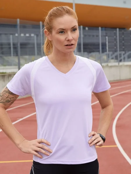 Maglietta sportiva da donna personalizzata James & Nicholson Ladies' Running-T