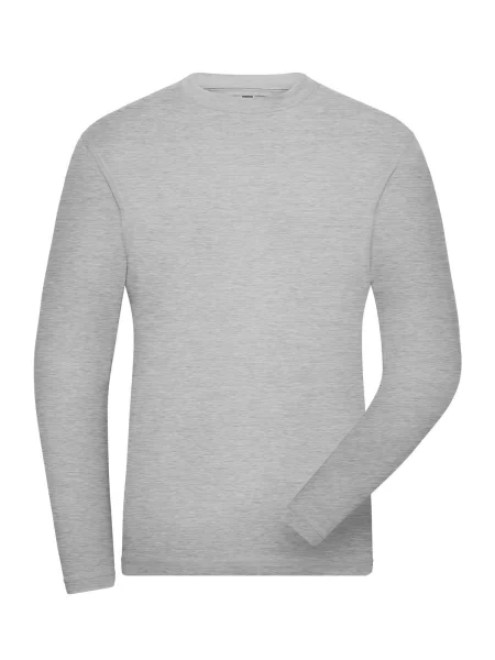 maglietta-da-uomo-personalizzata-james-nicholson-mens-bio-stretch-longsleeve-work-solid-grey-heather-62.webp
