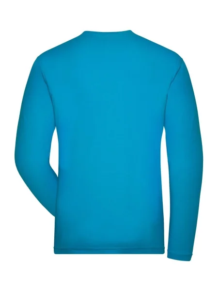 maglietta-da-uomo-personalizzata-james-nicholson-mens-bio-stretch-longsleeve-work-solid-turquoise-84.webp