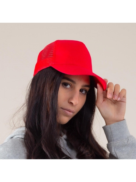 Cappellino Baseball Mesh Bandiera USA - Snapback Traspirante Estivo