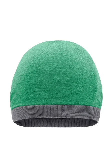 cuffia-invernale-personalizzata-myrtle-beach-heather-summer-beanie-green-melange-dark-grey-43.webp