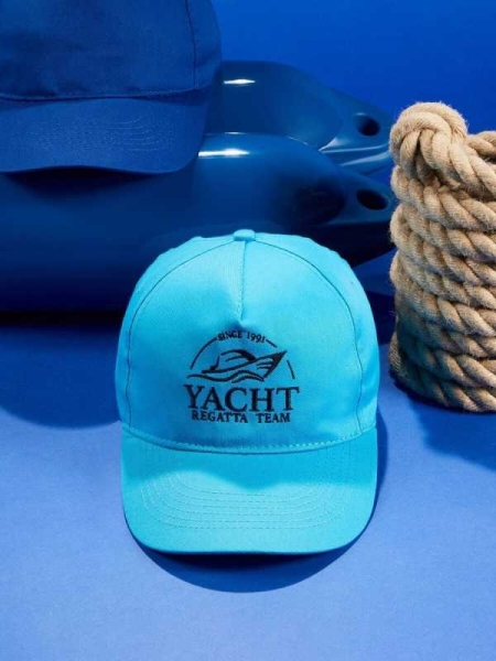 Cappellino adulto 5 pannelli personalizzato Myrtle Beach Bio Cotton