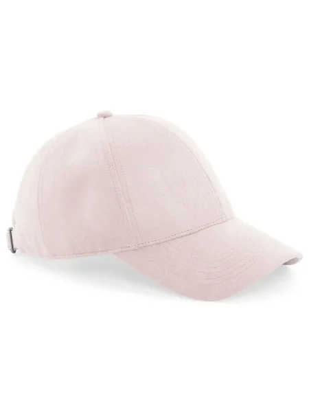 cappellino-baseball-personalizzato-beechfield-faux-suede-6-panel-dusty-pink-10.webp