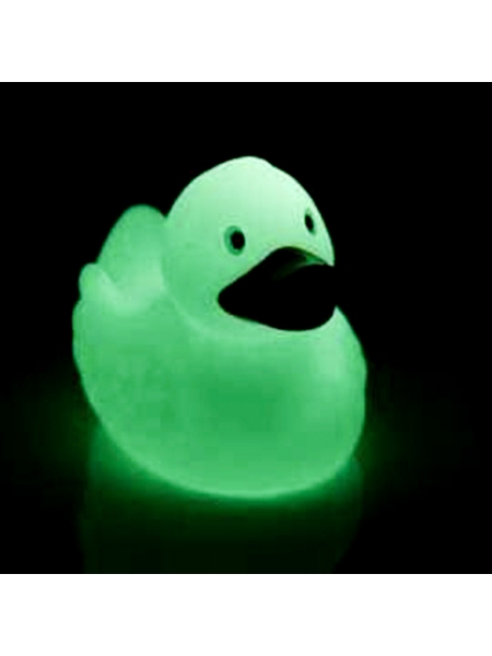 Papere galleggianti con logo MBW Squeaky Duck luminescent