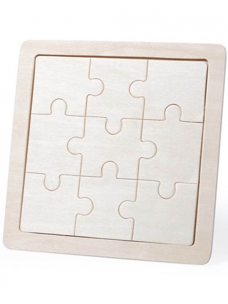 Puzzle in legno con 9 pezzi da personalizzare