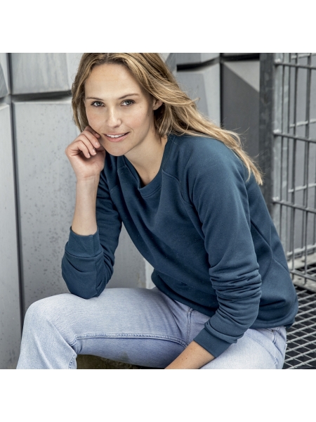 Felpa da donna personalizzata James & Nicholson Basic Sweat Lady