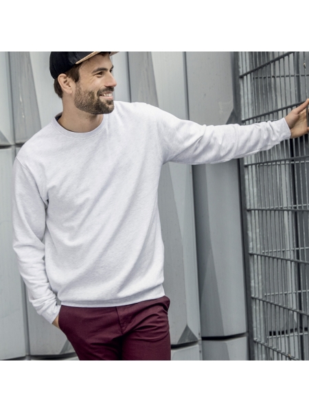 Felpa da uomo personalizzata James & Nicholson Basic Sweat Man