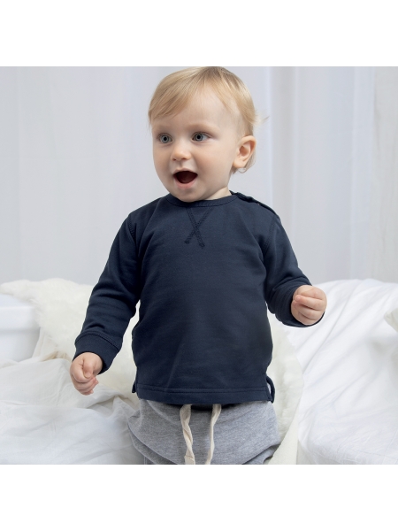 Felpa neonato personalizzata BabyBugz Baby Sweatshirt