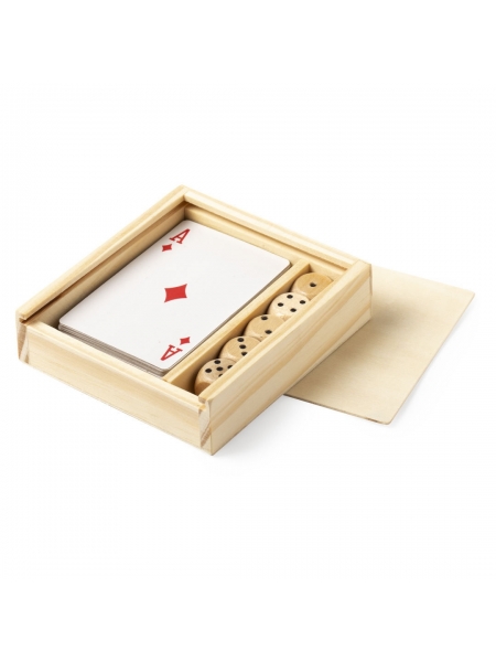 Set carte da gioco con dadi personalizzato Pelkat