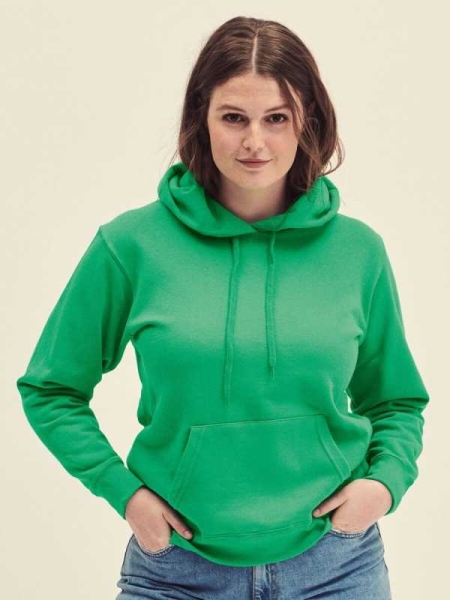 Felpa donna personalizzata Fruit of the Loom Classic Hooded Sweat