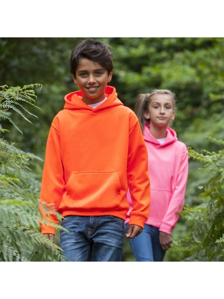 Felpa Kids Electric Hoodie Just Hoods AWDis