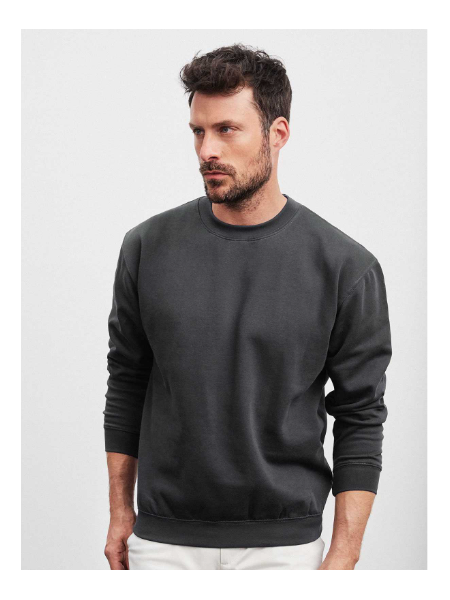 Felpa da uomo personalizzata James & Nicholson Round Sweat Heavy