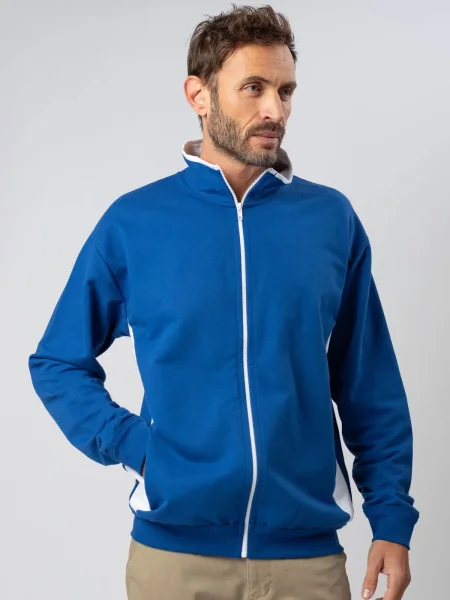 Felpa Contrast jacket sweat Colore Italiano