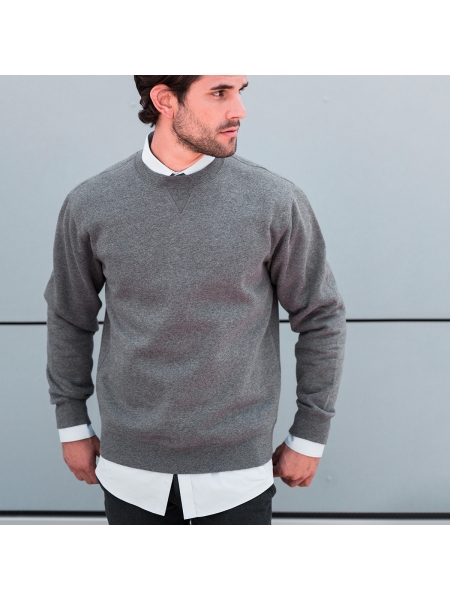 Felpa Authentic Melange Sweat Russel