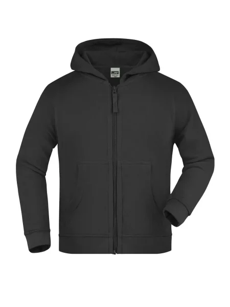 felpa-hooded-jacket-junior-james-nicholson-black-5.webp