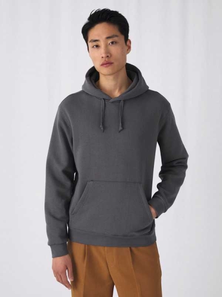 Felpa da uomo personalizzata B&C Collection Hooded