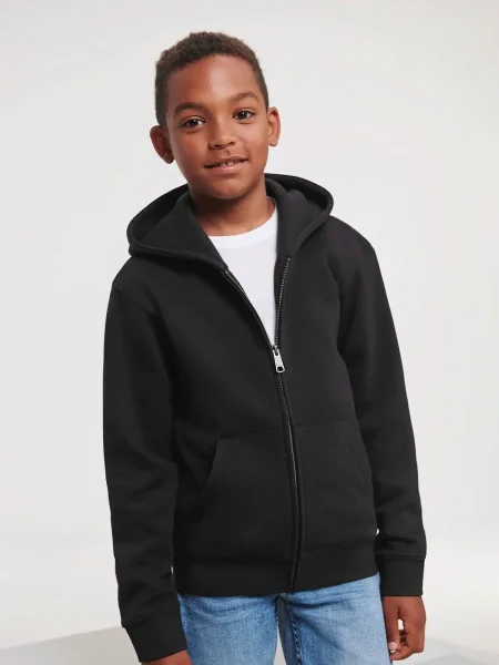 Felpa Kids Authentic Hooded Sweat with zip Russel