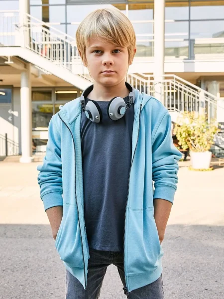 Felpa da bambino personalizzata James & Nicholson Children's Zip Hoody