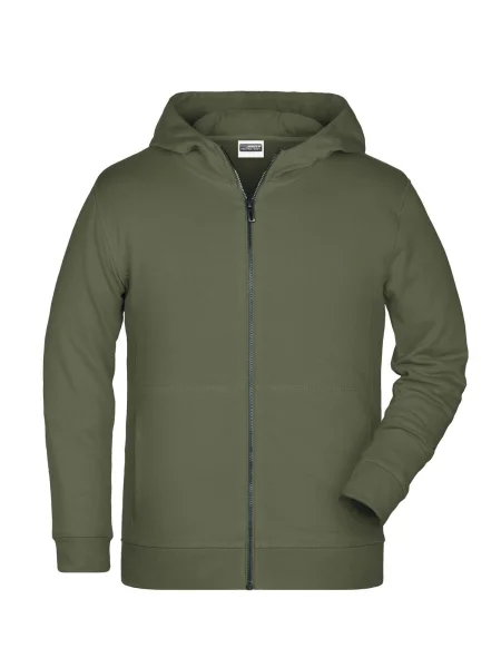 felpa-da-bambino-personalizzata-james-nicholson-childrens-zip-hoody-olive-112.webp