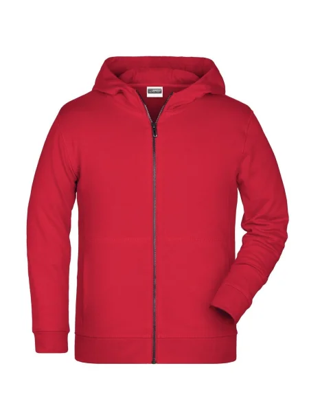 felpa-da-bambino-personalizzata-james-nicholson-childrens-zip-hoody-red-124.webp