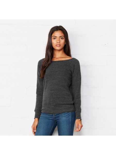 Felpa Women's Sponge Fleece Wide Neck Sweatshirt Bella Canvas