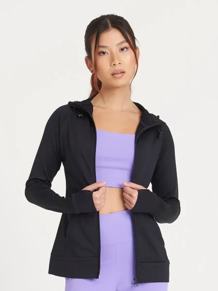 Felpa Girlie Cool Contrast Zoodie Just Cool AWDis