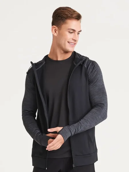 Felpa Men's Cool Contrast Zoodie Just Cool AWDis