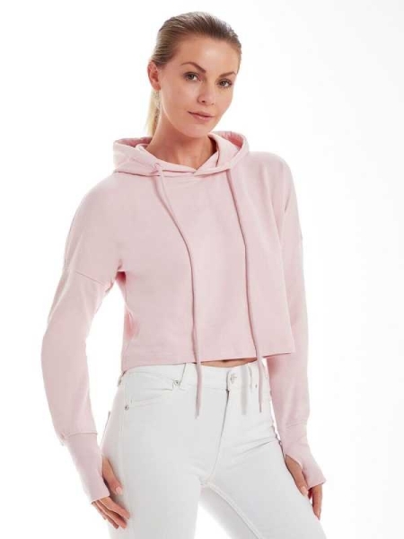 Felpa donna personalizzata Mantis Cropped Hoodie