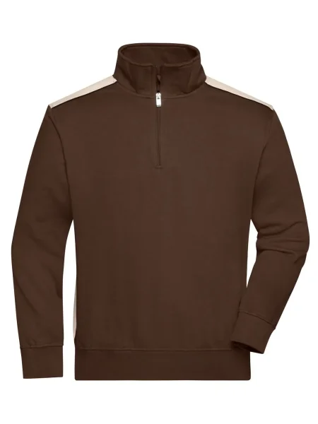 felpa-da-lavoro-personalizzato-james-nicholson-workwear-half-zip-sweat-color-brown-stone-14.webp