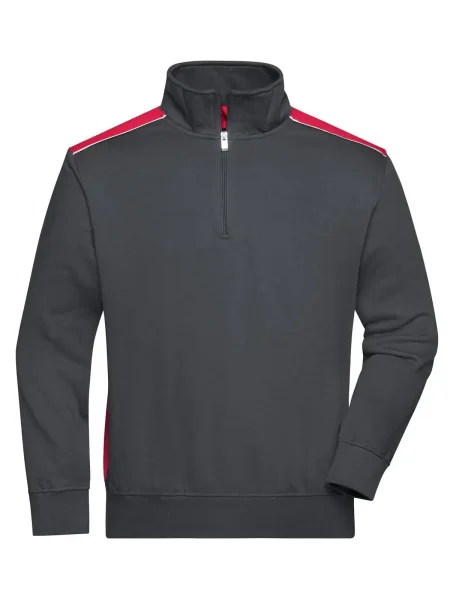 felpa-da-lavoro-personalizzato-james-nicholson-workwear-half-zip-sweat-color-carbon-red-11.webp