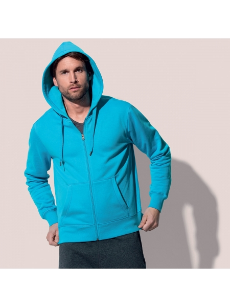 Felpa da uomo Active Sweatjacket Stedman