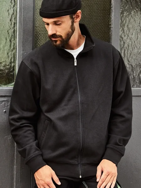 Felpa da lavoro personalizzata James & Nicholson Workwear Sweat Jacket