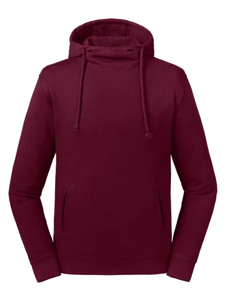 felpa-unisex-personalizzabile-russell-pure-organic-high-collar-hooded-sweat-burgundy-40.webp