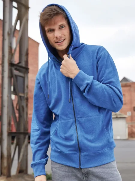 Felpa da uomo personalizzata James & Nicholson Men's Zip Hoody