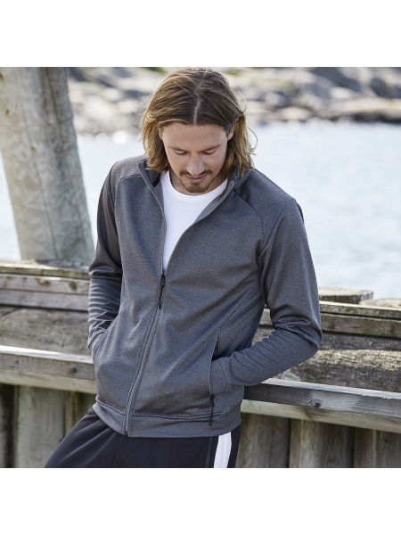 Felpa Performance Zip Sweat TeeJays