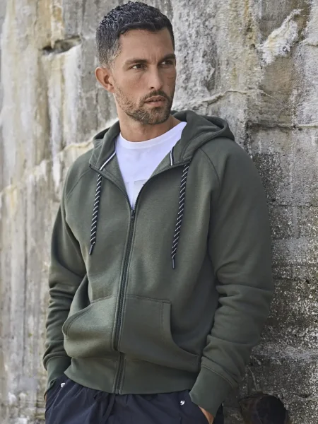 Felpa uomo personalizzabile Tee Jays Fashion Full Zip Hood