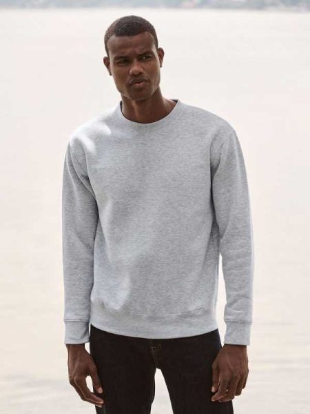 Felpa uomo personalizzata Fruit of the Loom Premium Set-In Sweat