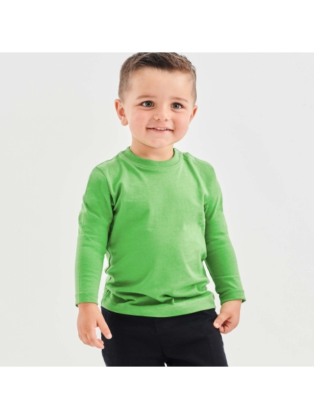 Maglietta per neonati personalizzata Roly Baby L/S