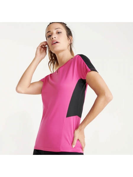 Maglietta tecnica da donna personalizzata Roly Suzuka