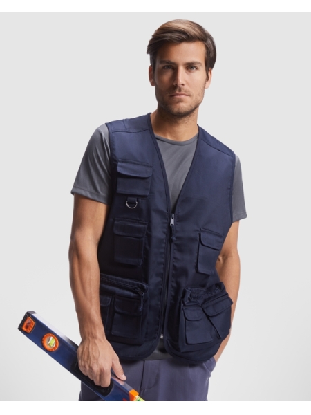 Gilet multitasche da lavoro personalizzato Roly Workwear Venera