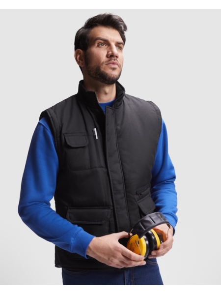 Gilet da lavoro con tasche uomo personalizzato Roly Almanzor