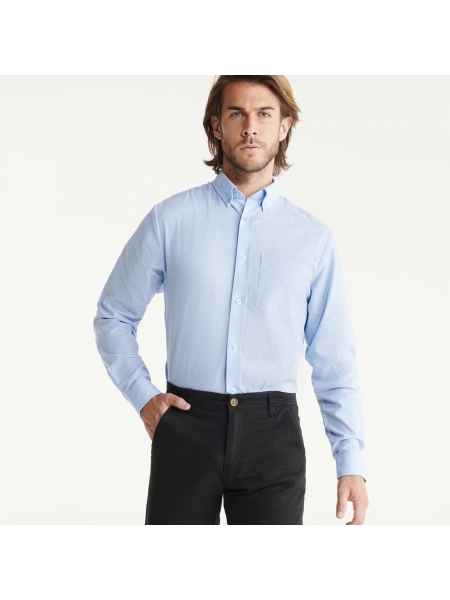 Camicia da uomo personalizzata Roly Oxford