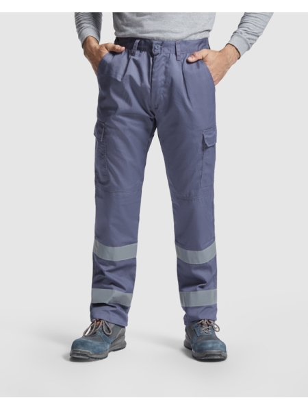 Pantalone alta visibilità notturna personalizzato Roly Workwear Daily HV