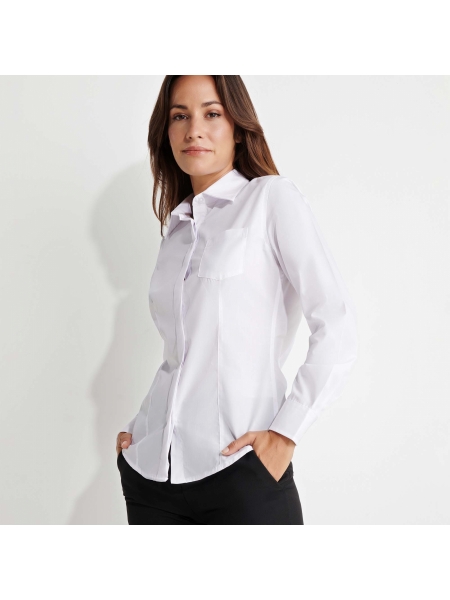 Camicia da donna personalizzata Roly Sofia L/S